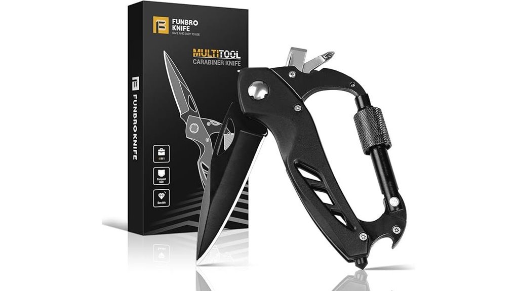 versatile edc multitool carabiner