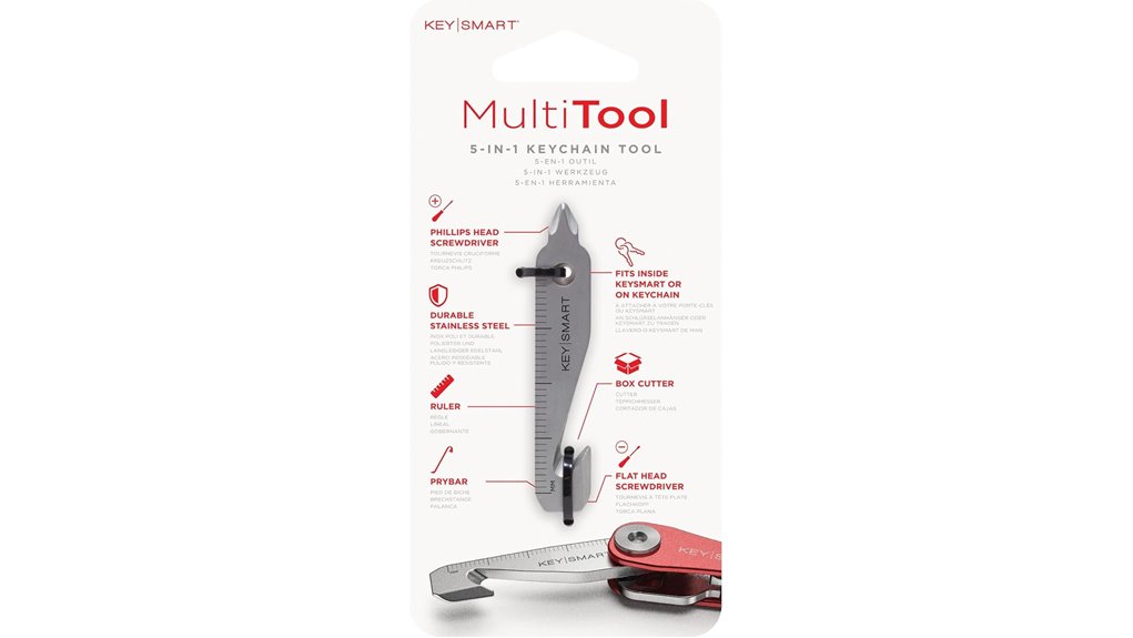 versatile keychain tool set