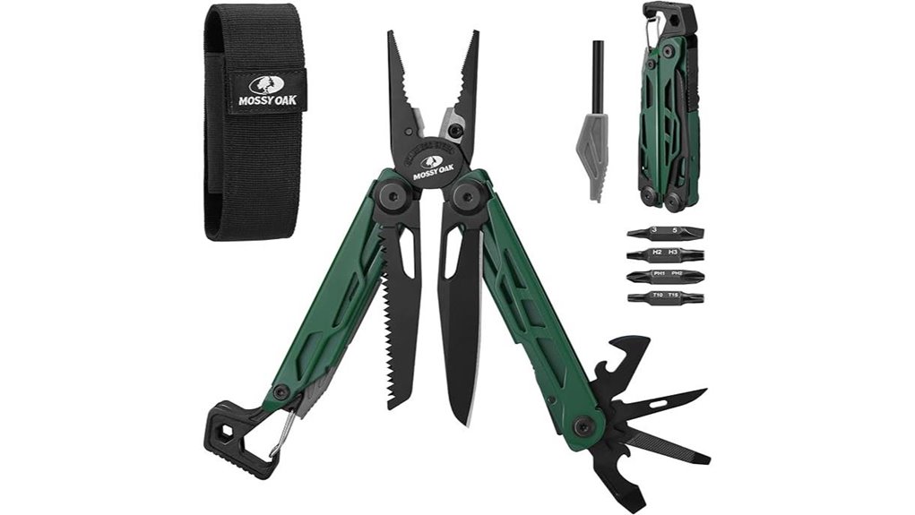 versatile multitool with accessories