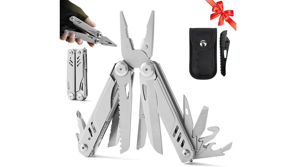 versatile multitool with firestarter