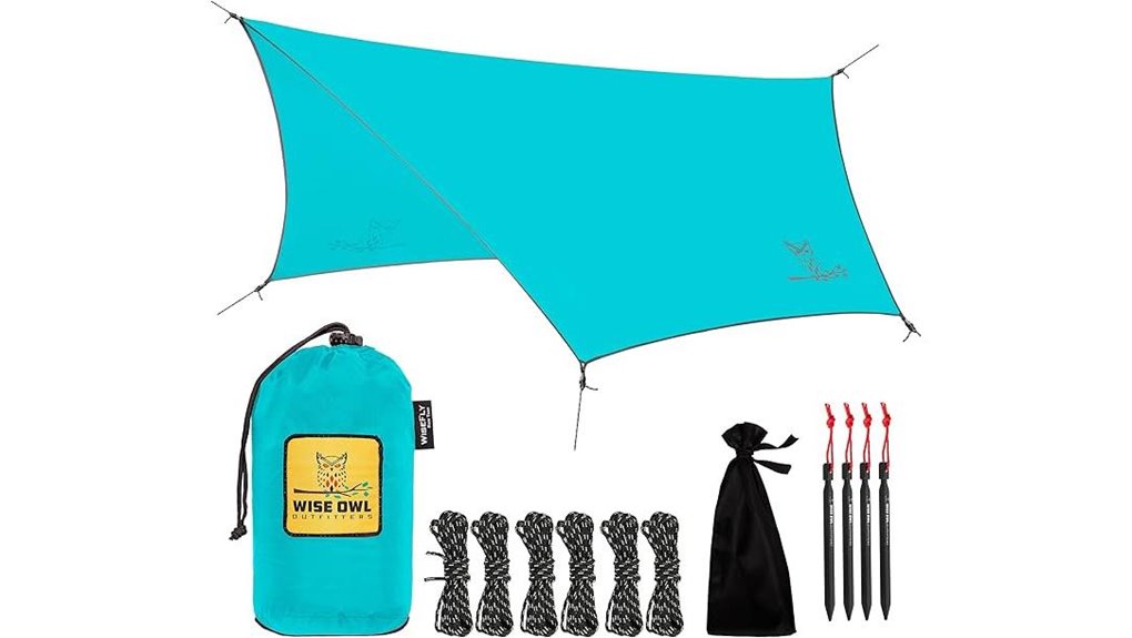 waterproof camping tarp fly