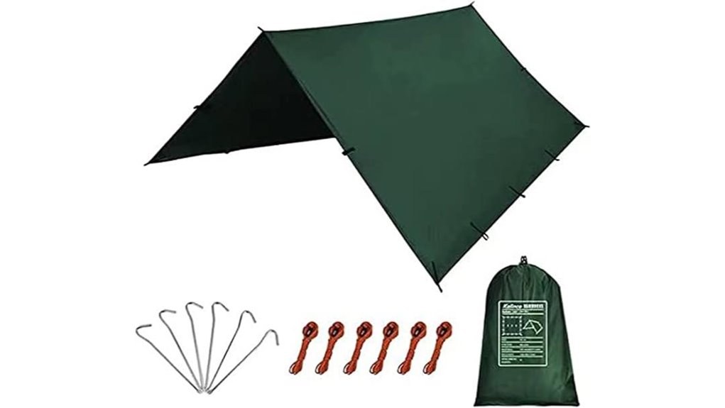 waterproof camping tarp shelter