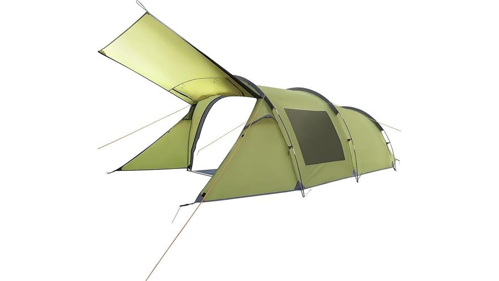 waterproof camping tent with porch