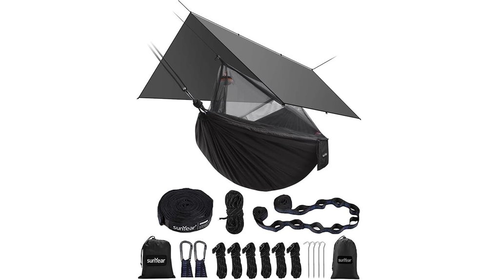waterproof double hammock set
