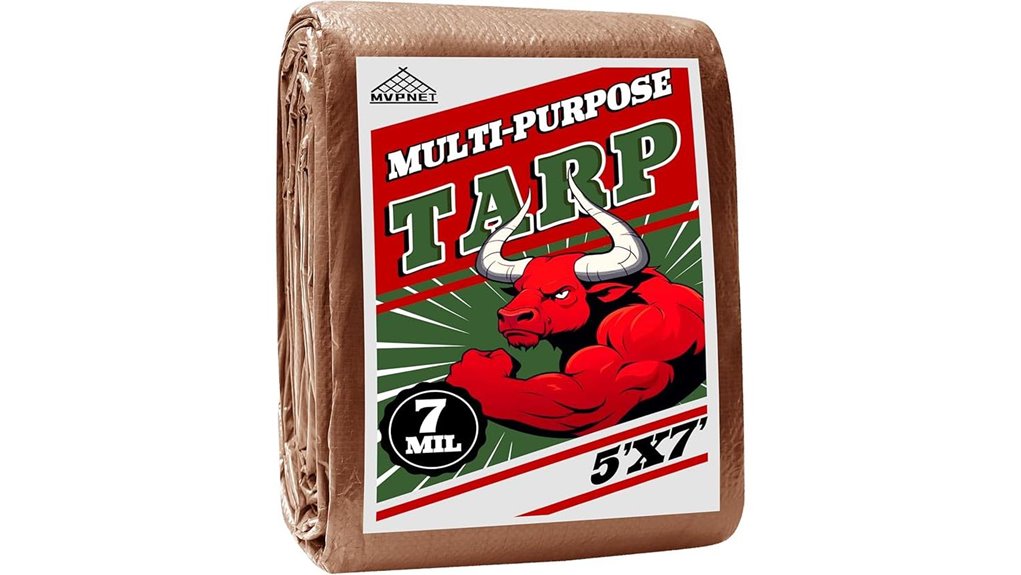 waterproof grommeted tarp 5x7