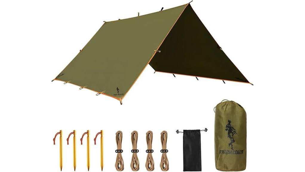 waterproof portable camping tarp