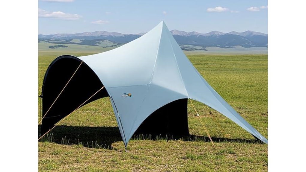 waterproof tent tarp poles