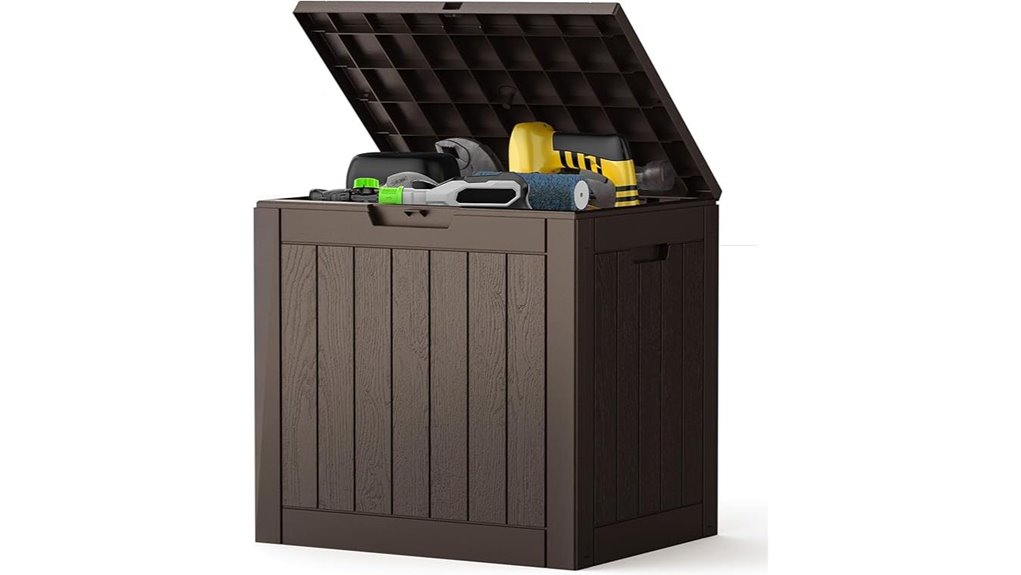 weatherproof storage deck box