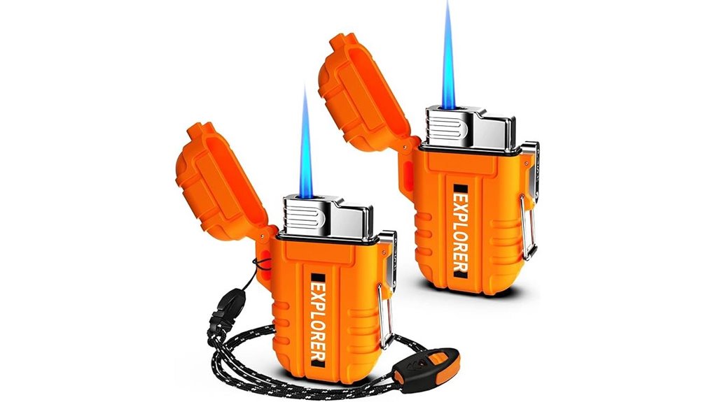 windproof refillable butane lighter