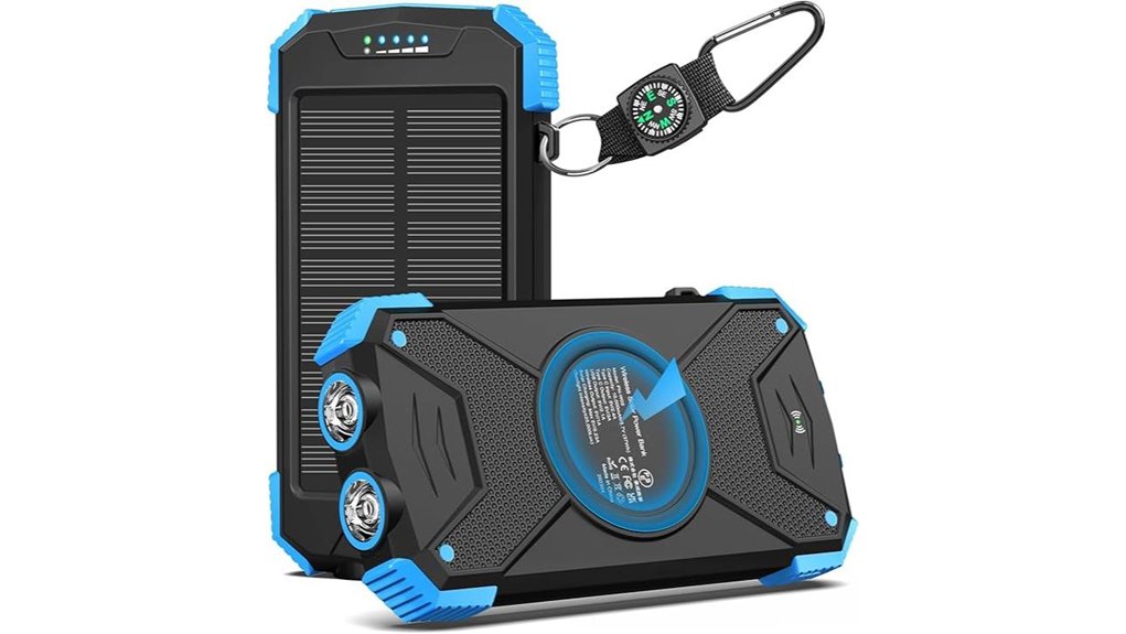 wireless solar power bank