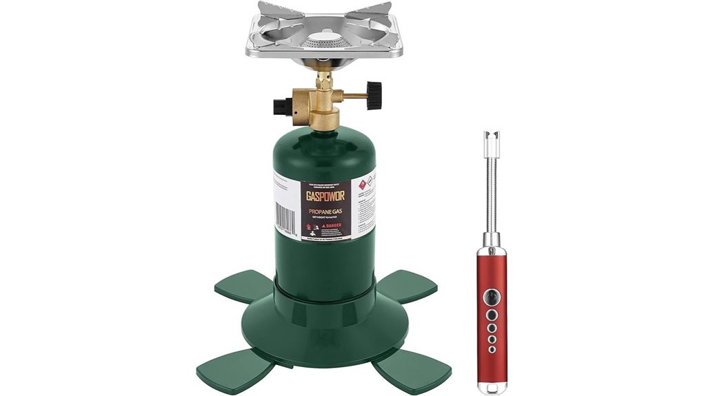 adjustable propane burner stove