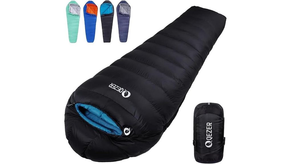 all season down sleeping bag
