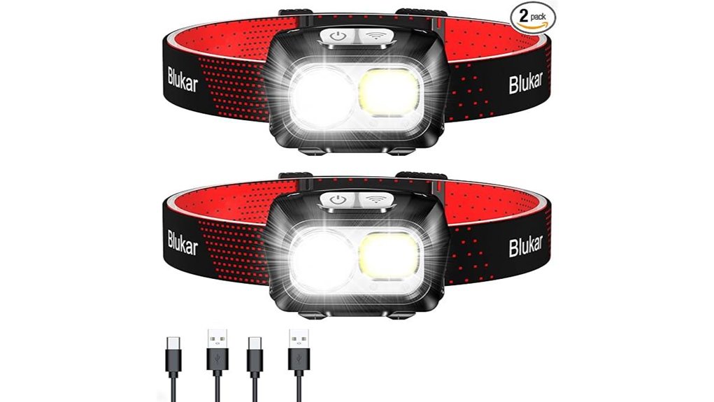 bright rechargeable waterproof headlamp