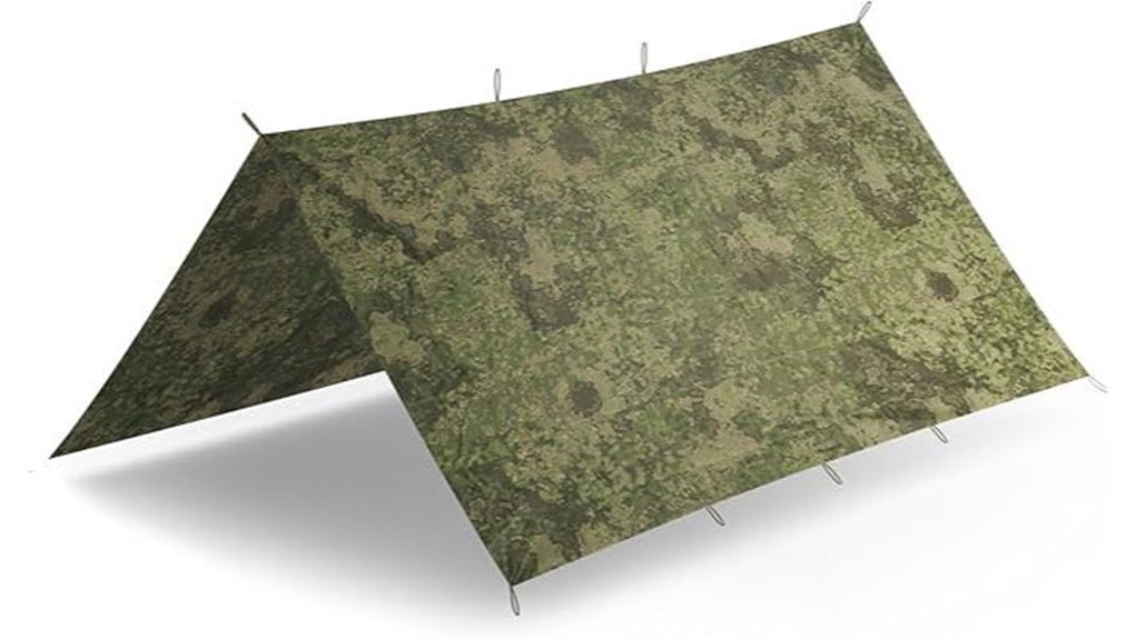 bushcraft tarp for wilderness