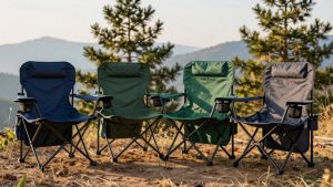 camping chairs with coolers