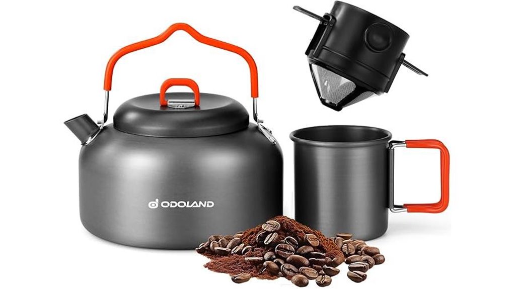 camping coffee pot set