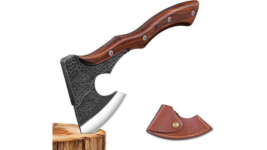 camping hatchet with sheath