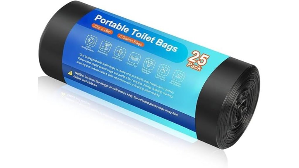 camping toilet bags set
