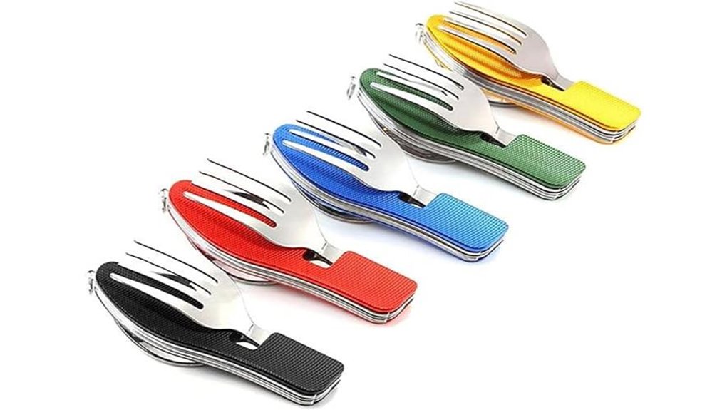 camping utensils stainless steel