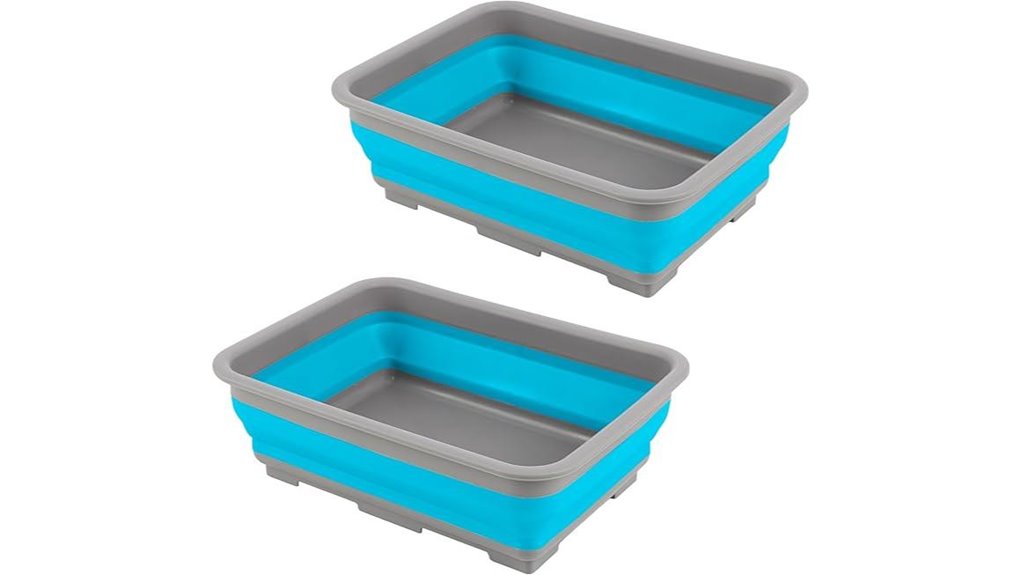 collapsible cleaning buckets set