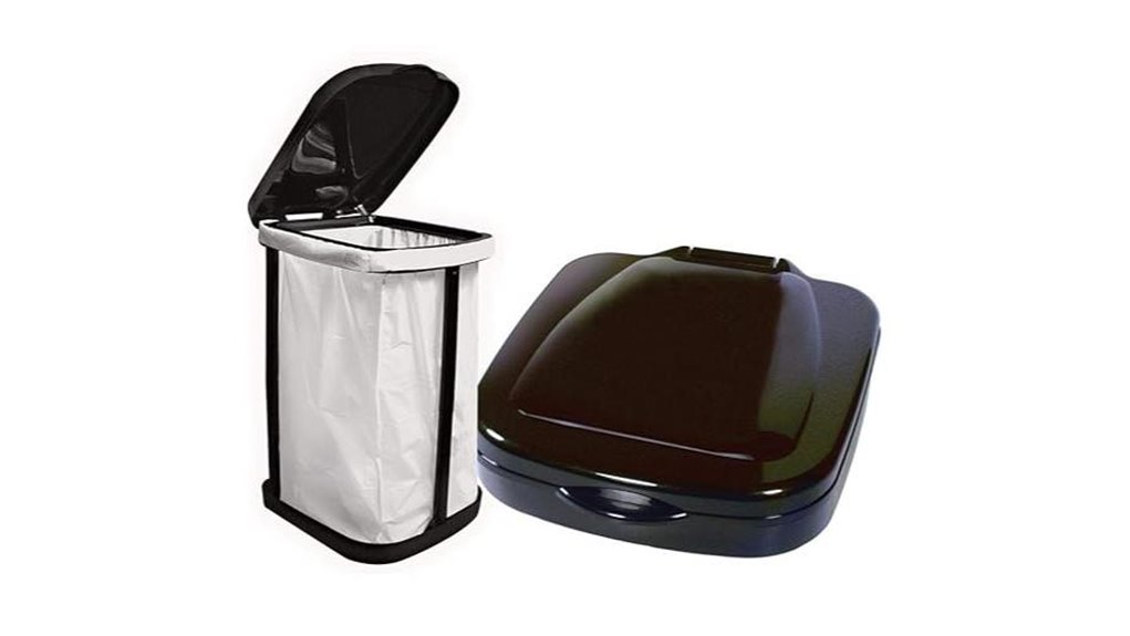 collapsible garbage bag holder