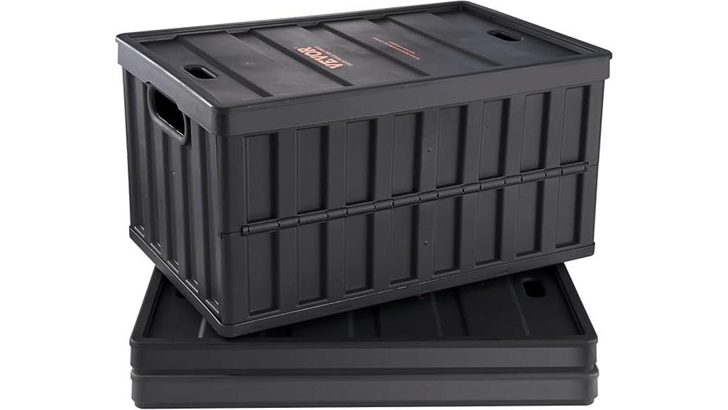 collapsible storage bins set