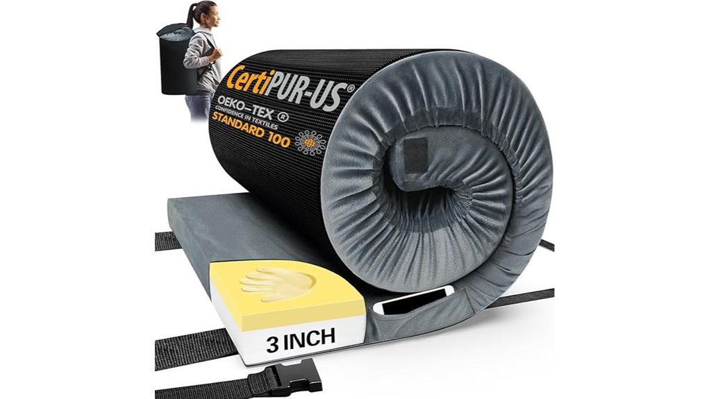 comfortable camping mattress pad