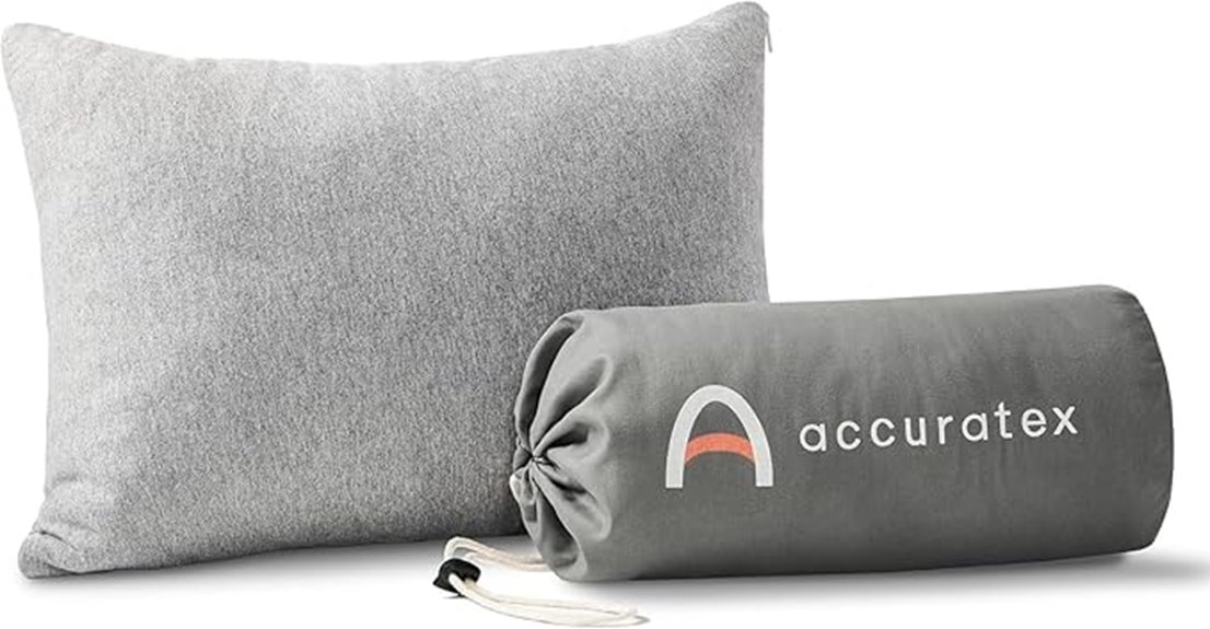 comfortable camping pillow choice