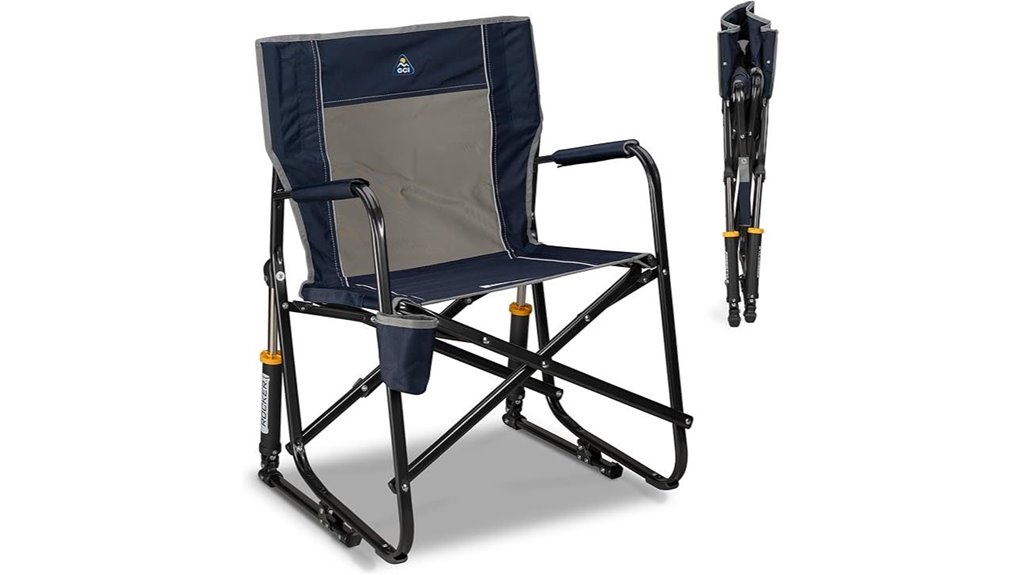 comfortable camping rocking chair