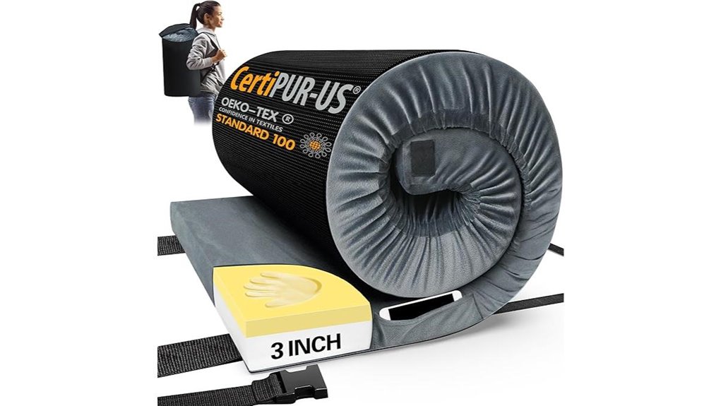 comfortable memory foam pad