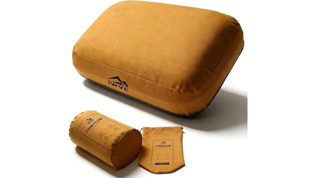 comfortable travel pillow option