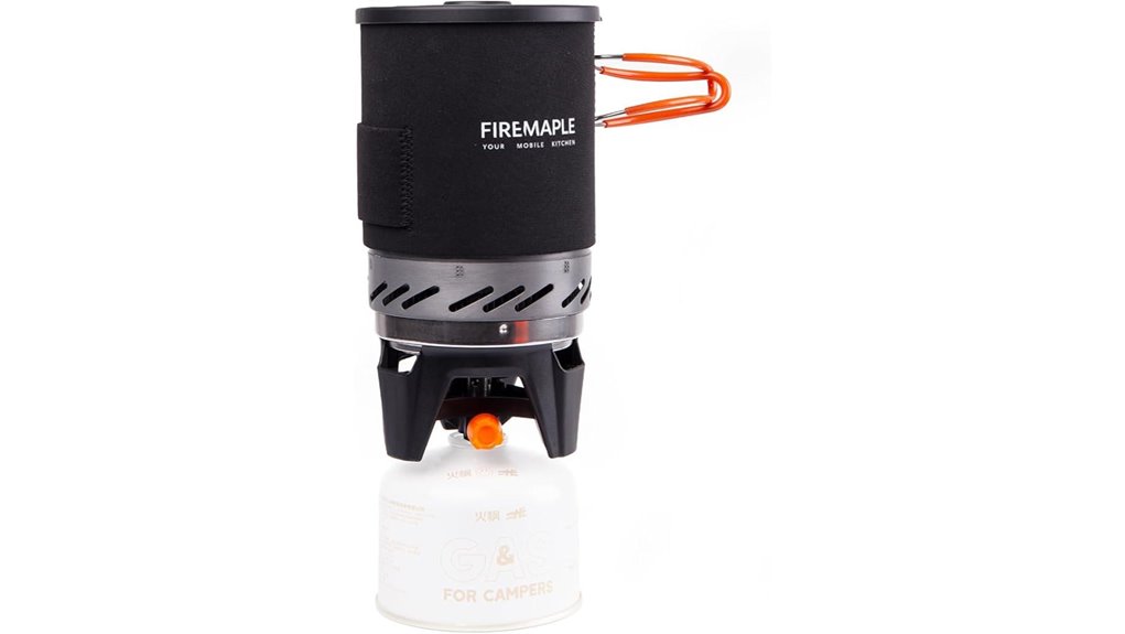 compact backpacking stove system