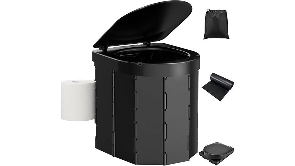 compact camping toilet solution