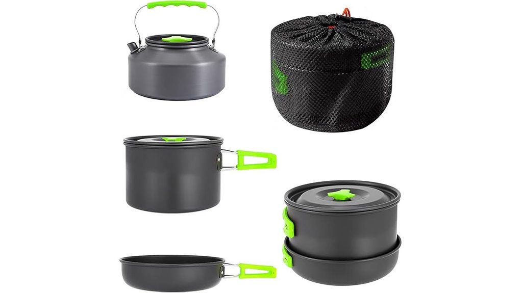 compact cooking set essentials