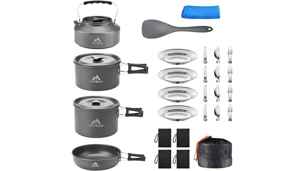 compact cookware for camping