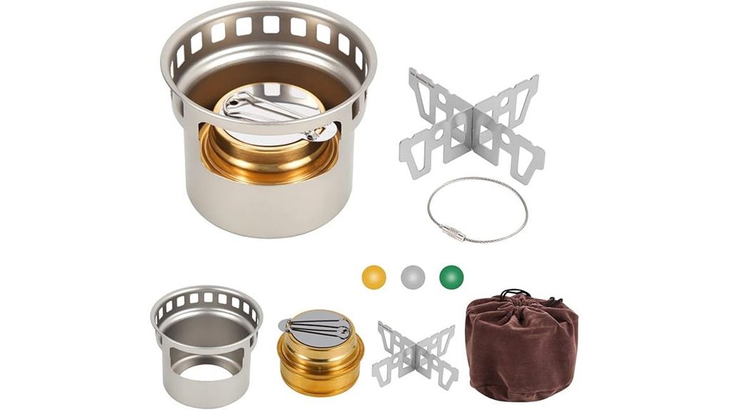 compact dual use camping stove