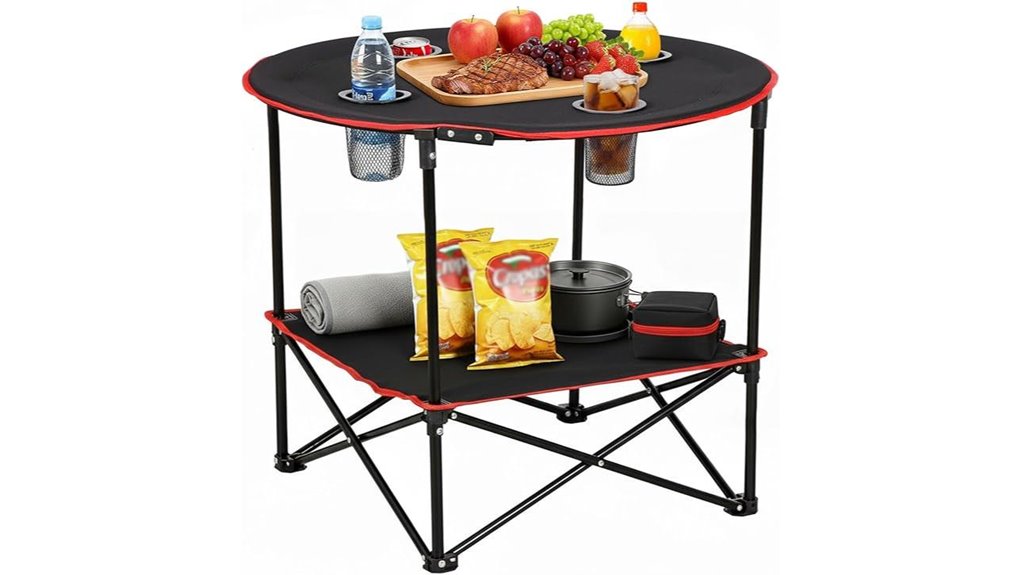compact folding picnic table