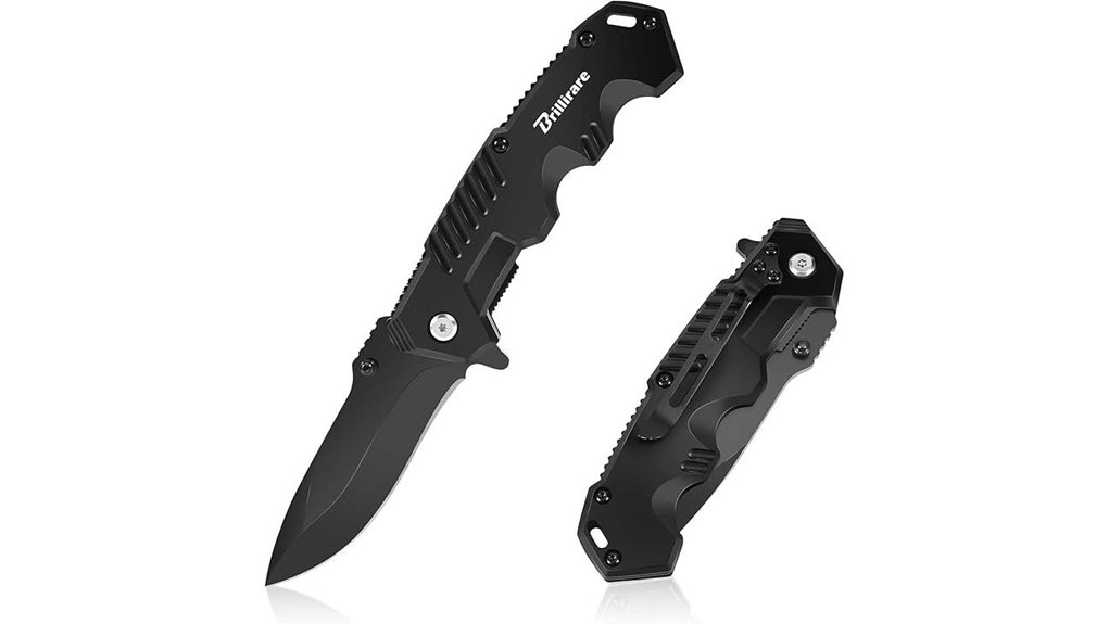 compact knife with accessories