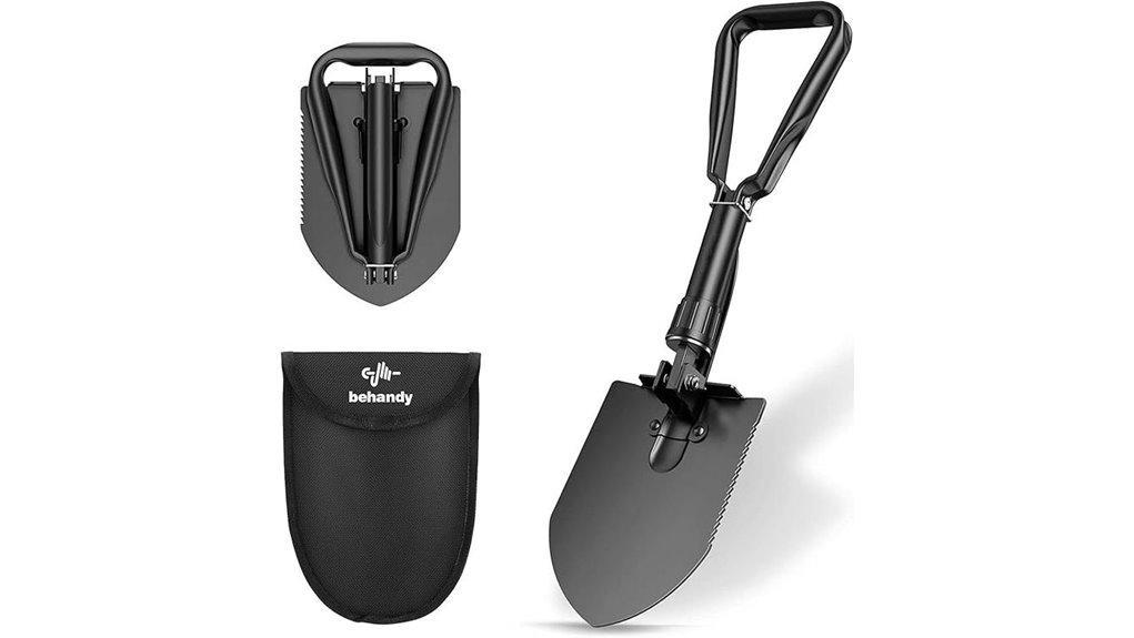compact multifunctional folding shovel