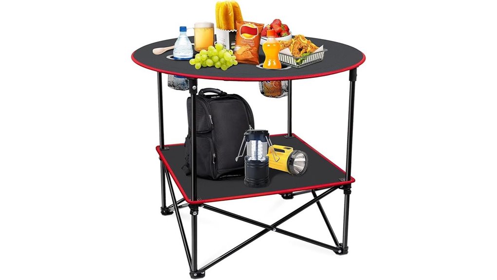 compact outdoor dining solution