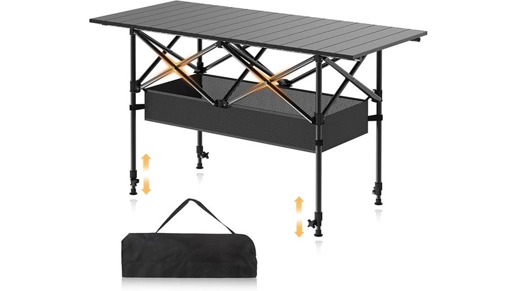 compact outdoor dining solution