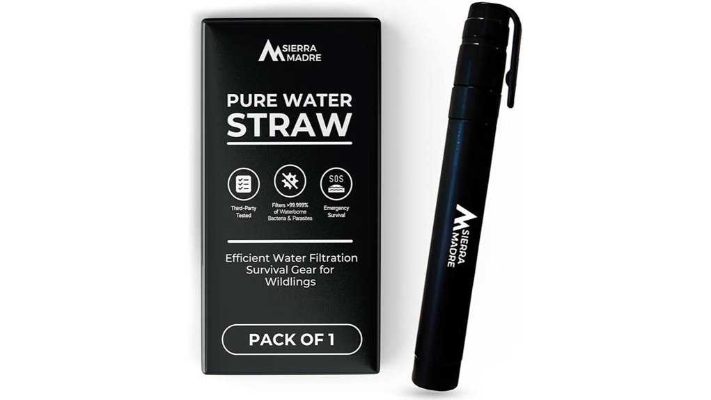 compact water filtration straw