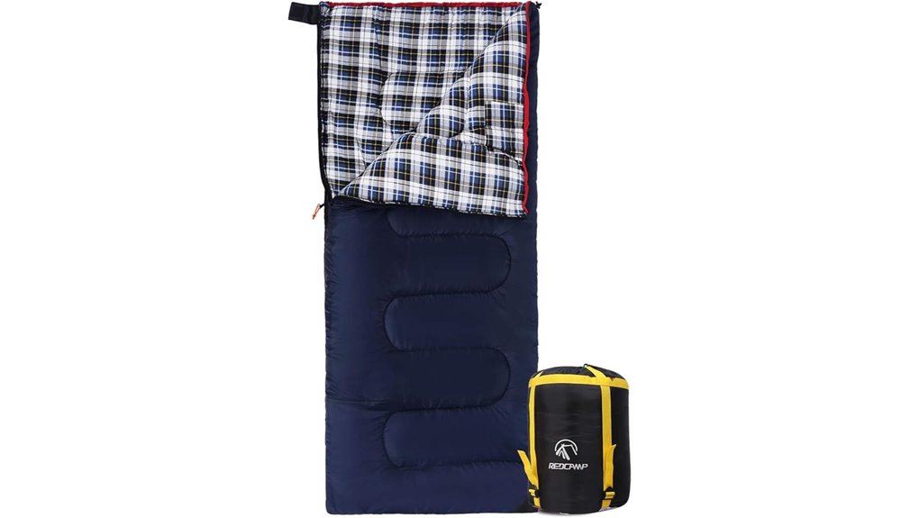 cozy camping cotton sleeping bag