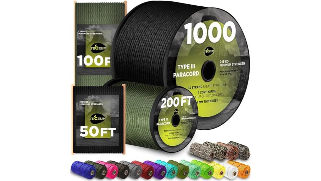 durable tactical survival cord