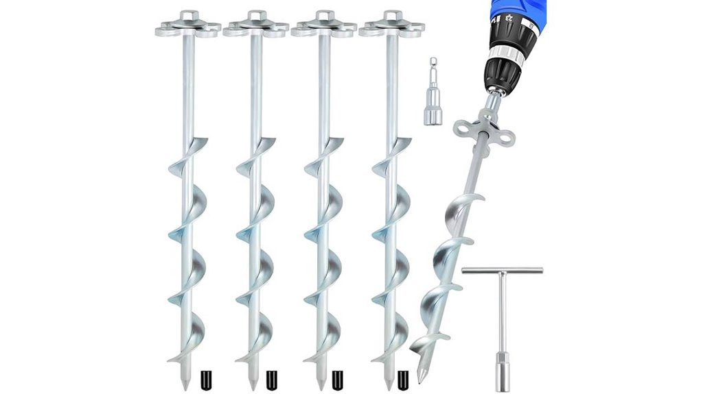 durable tent stakes set