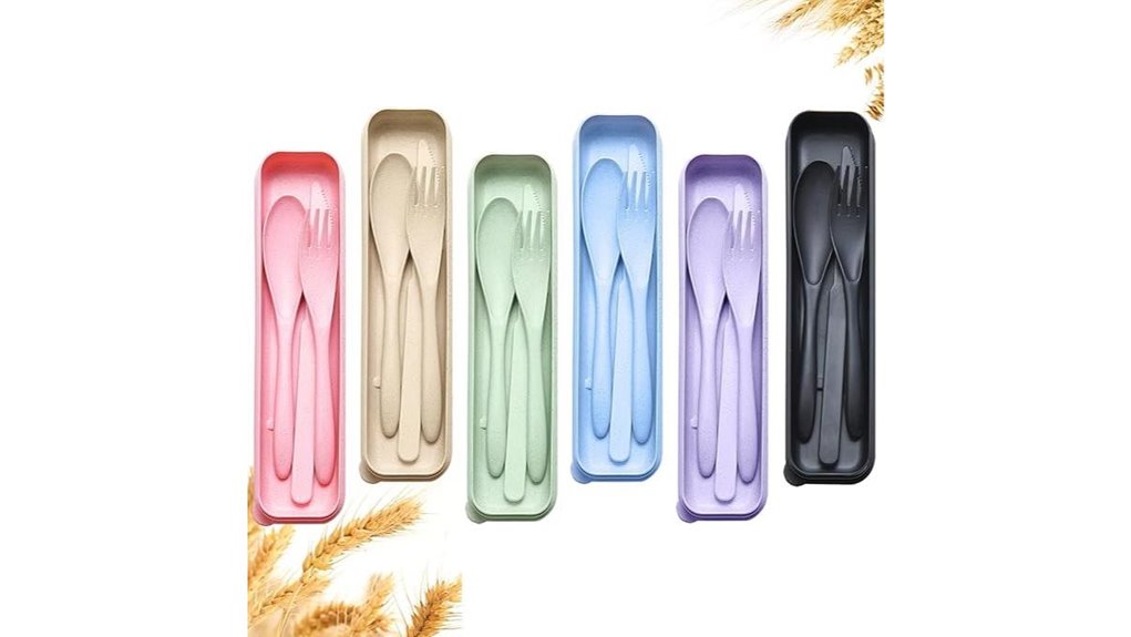 eco friendly travel utensil set