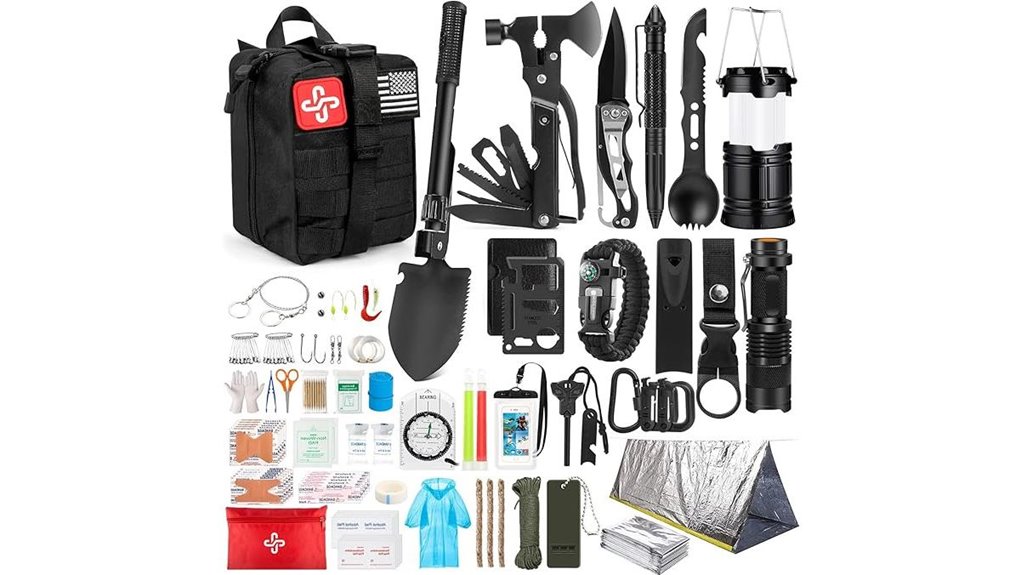 emergency survival gear set