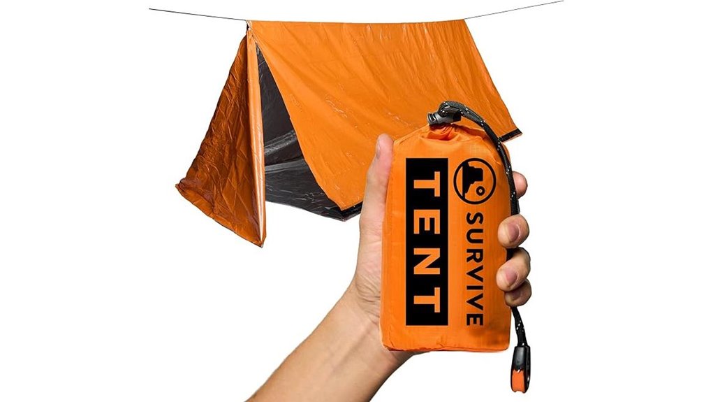 emergency survival tent kit