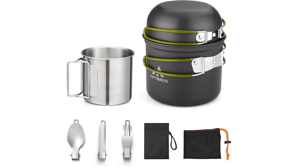essential camping cooking set