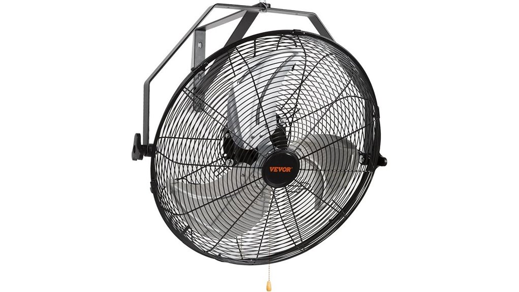 etl listed wall fan